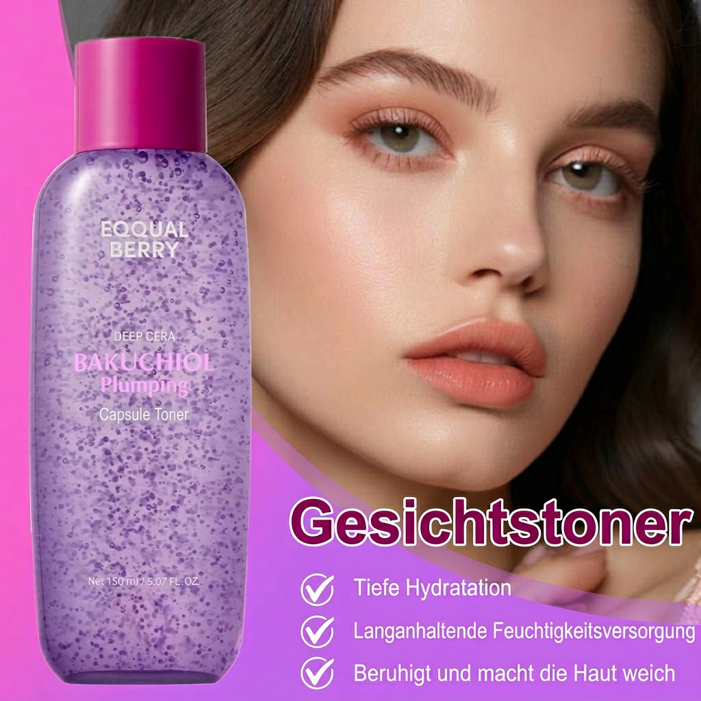 EQQUALBERRY - Bakuchiol Plumping Capsule Toner - 150ml