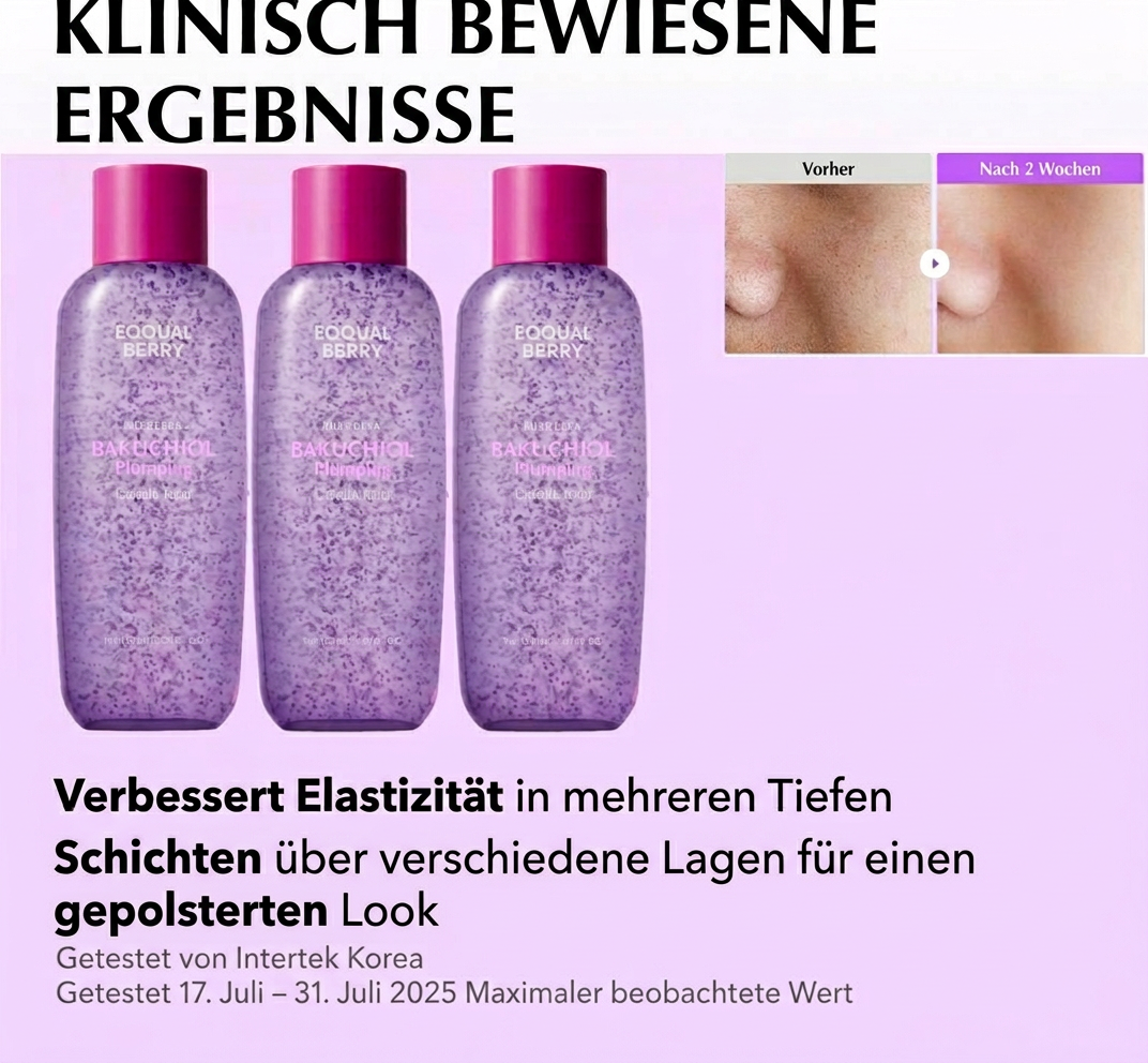 EQQUALBERRY - Bakuchiol Plumping Capsule Toner - 150ml